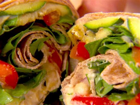 Hummus And Grilled Vegetable Wrap Recipe Lebanese Recipes