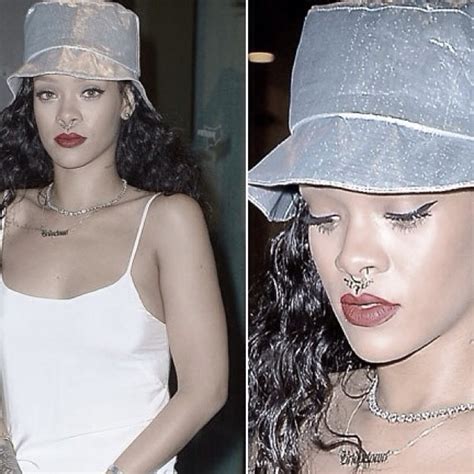 Rihanna Got A Fake Septum Piercing — 5 Ways To Get The Look No Needles
