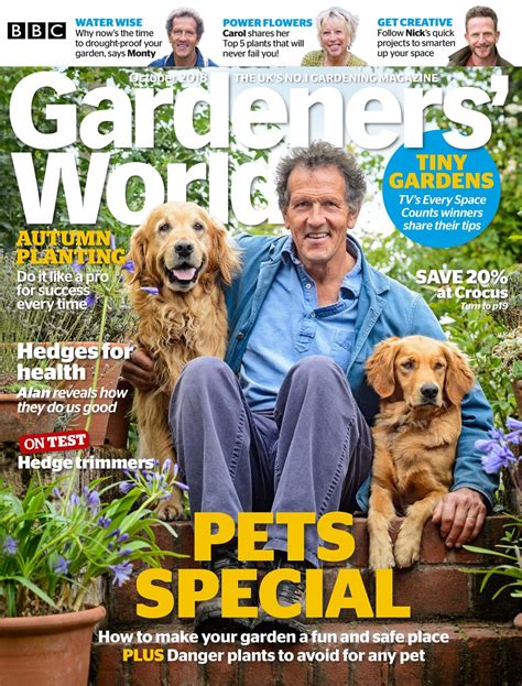 Bbc Gardeners World Magazine October 2018 Subscriptions Pocketmags
