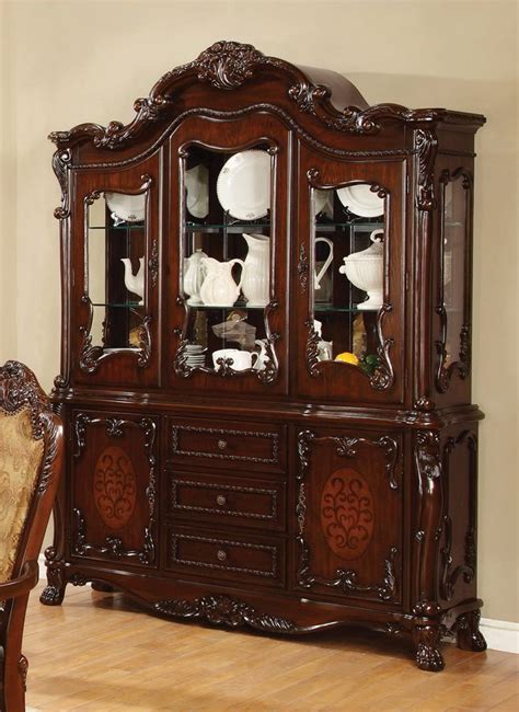 Benbrook Traditional Dark Cherry Wood Buffet And Server The Classy Home