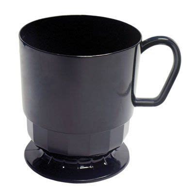 Amazon Com 8 Oz Coffee Cup Black 10 Ct Home Kitchen Black