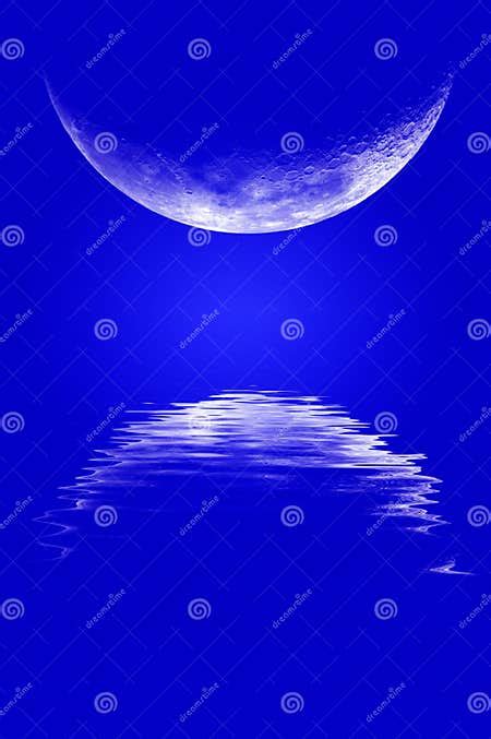 Moonrise Reflection Stock Photo Image Of Clouds Blackness 27786456