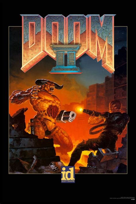Doom Ii Video Game Poster Multiple Sizes Available Etsy