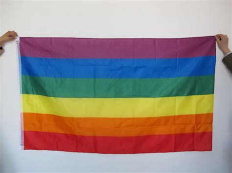 Free Shipping Rainbow Flag 3x5 Gay Pride Peace Flags Gay Flags Lesbian Pride Peace Pennants Flag