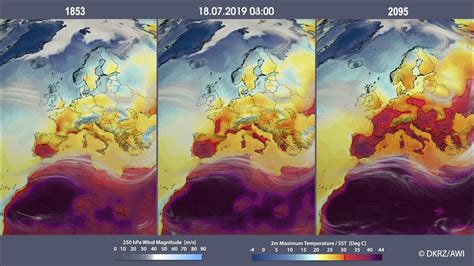 The July 2019 European Heatwave In A 4°c Warmer Climate Youtube