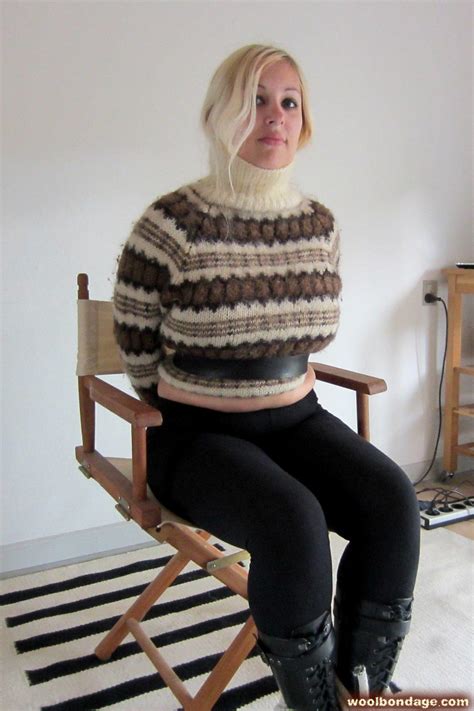 Wool Bondage Toxy Striped Mohair Sweater