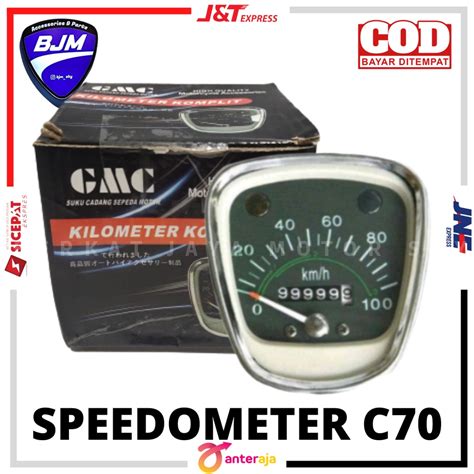 車速表車速表 SPIDO SPIDOMETER 數字 LED 公斤 HONDA C70 罐 蝦皮購物