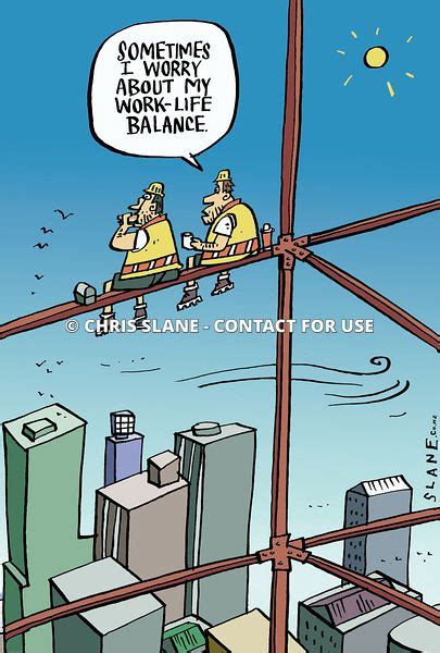 Chris Slane Cartoons Work Life Balance