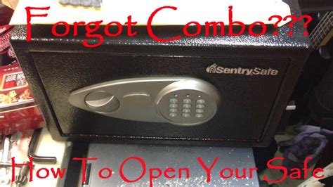 How To Open A Locked Sentry Safe If You Forgot Combination Code Or