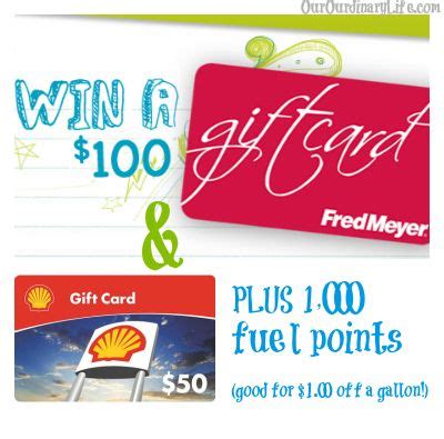Gift card balance information for fred meyer. Fred Meyer Fuel Points Savings - $100 Fred Meyer Gift Card ...
