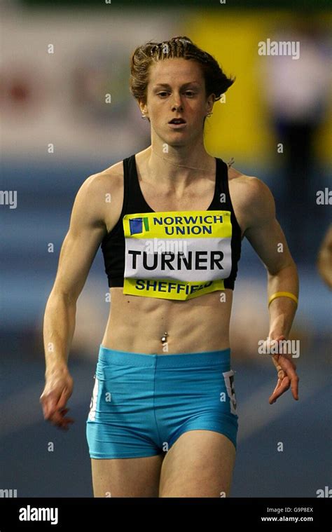 Laura Turner Competes In The Womens 60m Heats Hi Res Stock Photography