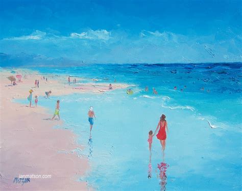 Jan Matson Art Beach Painting Summer Is Here Sold