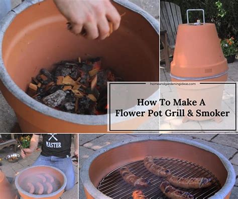 People use it to make beer. How To Make A Flower Pot Grill & Smoker - Home and ...