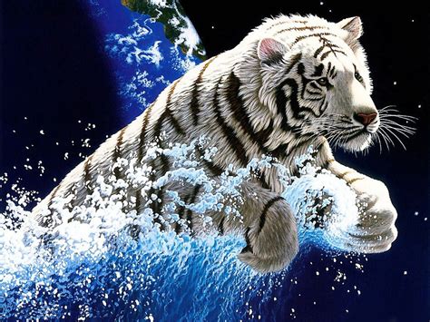 3d Tiger Wallpaper Wallpapersafari
