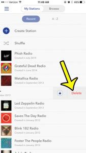 How To Delete Stations On Pandora On An IPhone Live Tech