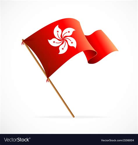 Flag Of Hong Kong Royalty Free Vector Image Vectorstock