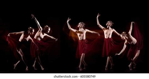 Sensual Emotional Dance Beautiful Ballerina库存照片606217061 Shutterstock