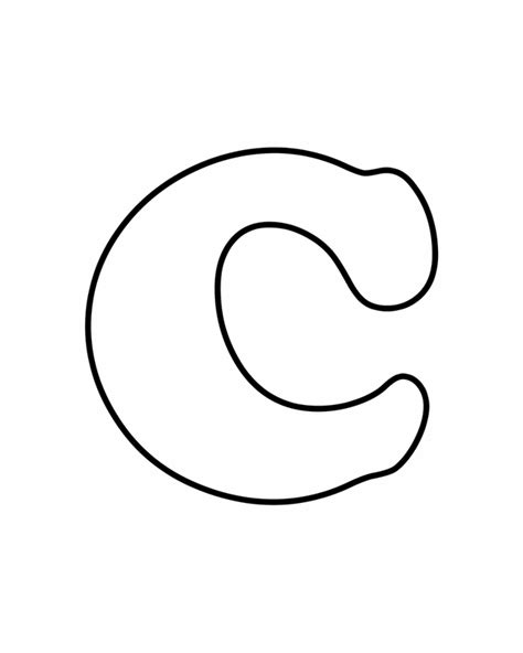 These letter c coloring sheets might help your kid clear that confusion some more. Printable letters: Letters for coloring: C