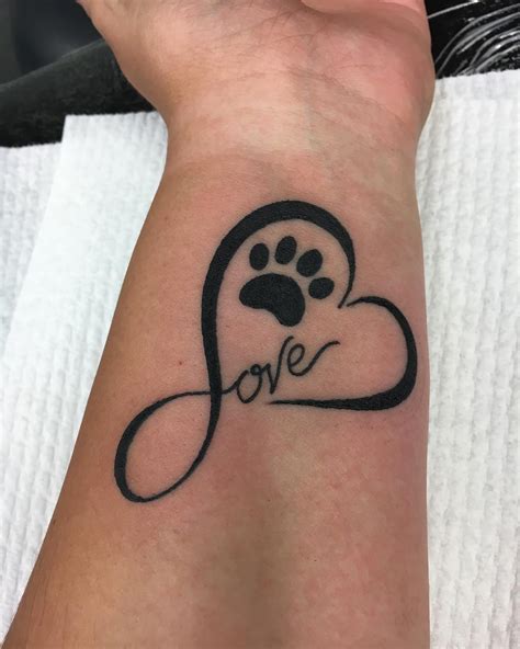 Dog Paw Print Tattoo Designs 50 Adorable Dog Paw Tattoos And Ideas To