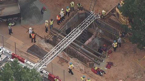 2 Workers Rescued After Being Trapped By Beam At Construction Site On