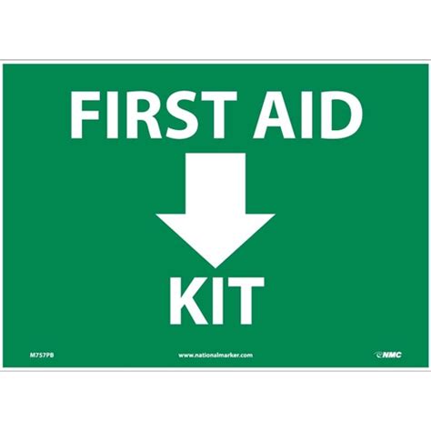 First Aid Kit Sign M757pb