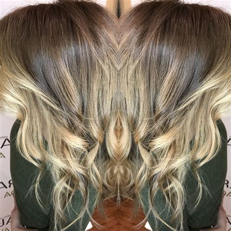 Hand Painted Blonde Dark Roots Crafted By Katie S Aveda Color