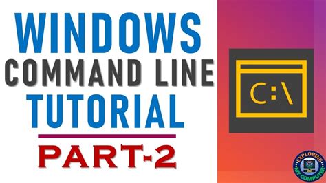 Windows Command Line Tutorial Dos Commands Command Line Commands