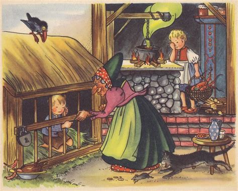 Hänsel Und Gretel Illustration 5 Fairytale Illustration Nursery