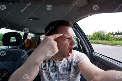 Aggressive Car Drivers Stock Image Image Of Yell Angry 14483869