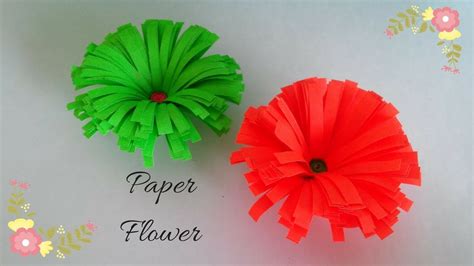 How To Make Easy Paper Flowers Handmade Paper Flowers