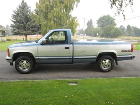 1988 Gmc Chevrolet Ck 1500 Sierra Sle 4x4 Pickup 31500 Miles 1