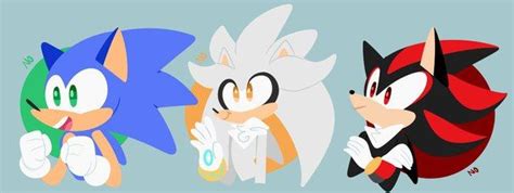 Eye Colors Sonic And Shadow Silver The Hedgehog Sonic Fan Art