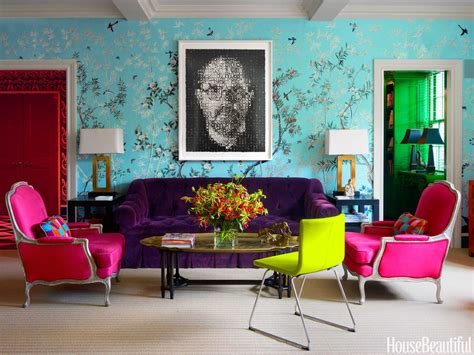 This living room layout relies on the unconventional use of a deep blue color on the walls, highlighted and accented by bold, ornate. 50 Best Living Room Design Ideas for 2019