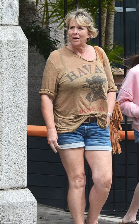Fern Britton Opts For A Youthful Style In See Through Shirt In Cornwall Daily Mail Online