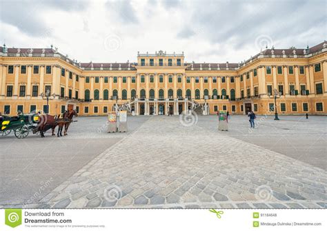 Vienna Austria October 08 2016 Schonbrunn Palace And Garden In