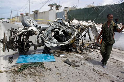 Shabab Suicide Bombers Kill At Least 12 In Somalias Capital The New York Times