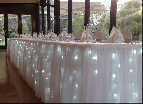 Tulle Lights Wedding Decor