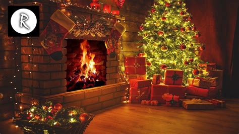 Beautiful Christmas Fireplace 4k W Relaxing Christmas Music Ambiance