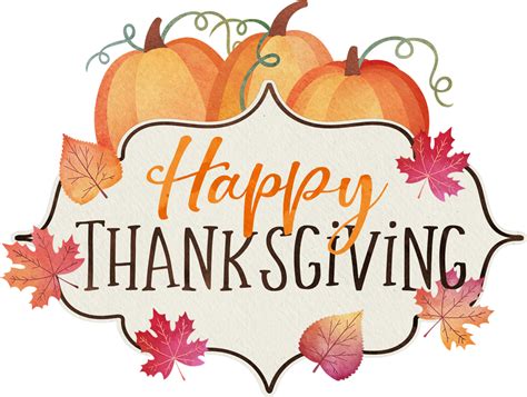 Transparent Happy Thanksgiving Clipart Clip Art Library