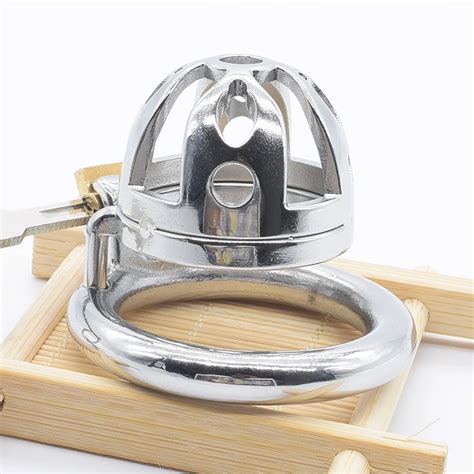 Frrk Tiny Sex Toys Small Stainless Steel Male Chastity Cage Bdsm