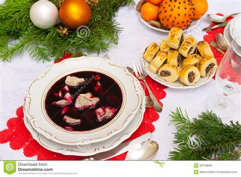 Christmas dinner in romania is filled with many traditional dishes. Christmas Dinner Royalty Free Stock Images - Image: 22734849