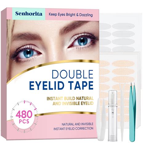 Eyelid Tape 480 Pcs Eyelid Lifter Strips Double Eyelid Tape For