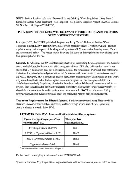 Fillable Online Note Federal Register Reference National Primary