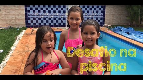 In portugues is desafio da piscina. Desafio na piscina! - YouTube