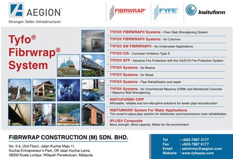 Click here for more details : FIBRWRAP CONSTRUCTION (M) SDN. BHD. - JKR