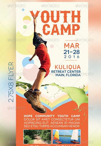 youth camp mini flyer template the youth camp mini flyer t… flickr