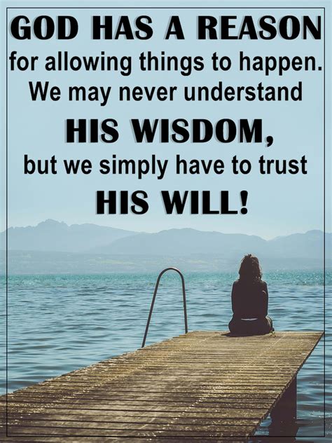 Trust In Gods Wisdom And Will