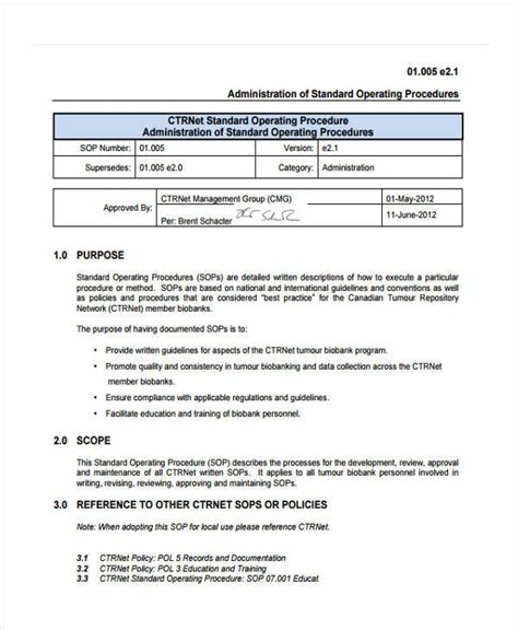 Law Firm Standard Operating Procedures Template