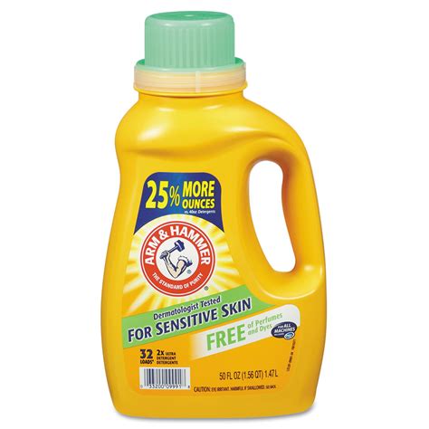 Arm And Hammer He Compatible Liquid Detergent Unscented 50 Oz