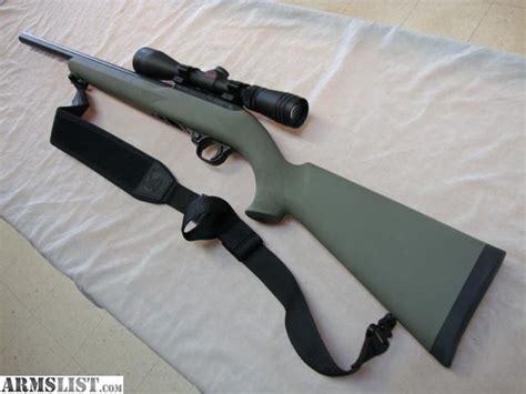 Armslist For Sale Ruger 1022 Green Mountain Bull Barrel 22 Rifle